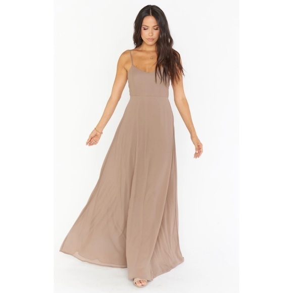 Show Me Your MuMu Dresses & Skirts - NWOT SHOW ME YOUR MUMU Faith Maxi Dress XL Dune
